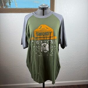 Smokey Bear Green Gray Men's Size 3XLT Officially Licensed Graphic Tee Comfort